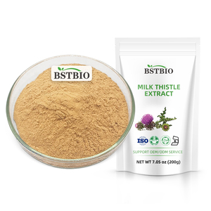 Bstbio <span class=keywords><strong>silybum</strong></span> Marianum chiết xuất 10:1 20:1 sữa Thistle chiết xuất bột - Product Image 2