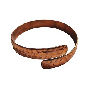 <b>Copper</b> Bracelet with Attractive Handmade Finish Suitable for Personal Use and Special Gift Giving - Product Image 1