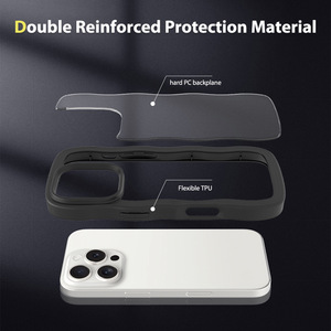 Cross-Biên Giới Cho Apple 16E Hai-Trong Một Cao Cấp Bảo Vệ Trường Hợp Đơn Giản Trong Suốt Sóng Cạnh Thiết Kế Cho <span class=keywords><strong>iPhone</strong></span> <span class=keywords><strong>7</strong></span> Cộng Với Ins Phong Cách - Product Image 6