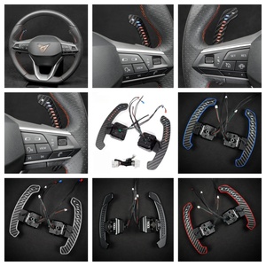 Palancas de cambio magnéticas de fibra de carbono auténtica para <span class=keywords><strong>Cupra</strong></span> - Product Image 3