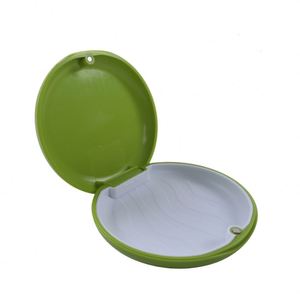 Estuche de almacenamiento Dental de alineador de Ortodoncia con cojín de silicona y estuche de retención de <span class=keywords><strong>dentadura</strong></span> redonda de espejo para uso doméstico - Product Image 6