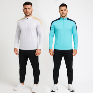 ชุดวอร์มเล่นฟุตบอลสำหรับผู้ชายชุดวิ่งออกกำลังกายแบบแห้งเร็วชุดเล่นฟุตบอลแบบกำหนดเอง - Product Image 4