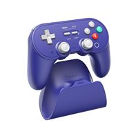 Manette Bluetooth 8BitDo Pro 3 Violette à Succès avec Joysticks TMR, Boutons ABXY Interchangeables et Station de Recharge pour Switch et PC