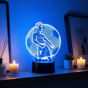 Creative Ins Atmosphere Veilleuse with Football Club Team Logo <b>Plug</b>-In Power Supply and Battery Source - Product Image 6