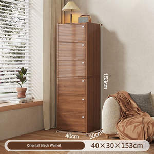 Commode à tiroirs nordique moderne, simple, durable, écologique, anti-poussière, facile à assembler, chambre à coucher et salon, armoire de rangement pour hôtel - Product Image 5