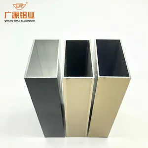 Produsen Profil Aluminium Teratas Tiongkok Menyediakan Profil Kotak Aluminium 40X60 40X80 80X80 Profil Aluminium 40X160