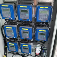 Medidor de Flujo Ultrasónico de Montaje en Pared con Abrazadera DN15-DN700 No Invasivo 4-20mA RS485 Alta Temperatura 130 ° C Water Oil CE