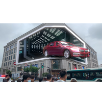 Fenêtre virtuelle mur vidéo écran mural couleur affichage 3D Led affichage publicité extérieure Pantalla 3D Publicidad