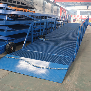 Container-Entlade plattform Kleine Dock Leveler Mobile Lade-/Entlade-Hebebühne Manueller hydraulischer Hub Hoher Mangan - Product Image 5