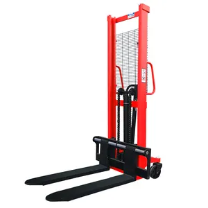 Tay Pallet Stacker 1 Tấn 2 Tấn 3 Tấn Máy Nâng Trọng Lượng Nhẹ Xử Lý Hàng Hóa Thiết Bị Của Nhãn Hiệu Thủy Lực Pallet Nâng Lên