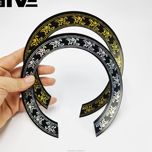 Anillo Decorativo Adhesivo HIVE para Boca <span class=keywords><strong>de</strong></span> Guitarra Acústica <span class=keywords><strong>de</strong></span> 41 Pulgadas, con Patrón <span class=keywords><strong>de</strong></span> Orificios <span class=keywords><strong>de</strong></span> Sonido, Moderno - Product Image 4