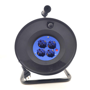 Tambour enrouleur de câble de rallonge électrique italien 4 prises 16A 15m <span class=keywords><strong>25m</strong></span> longueur personnalisée 3G1.5 - Product Image 2