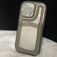 Personnaliser Nouvel Arrivage Étui Transparent Étui de Téléphone Portable Avec Étui Protecteur Pour iPhone 15 Lignes Conception Étanche Antichoc