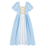 Prinzessinnen-Kostüm für Mädchen, Verkleidung für Rollenspiele, Rapunzel, Schneewittchen, Merida, Aurora, Belle, TV- und Film-Outfit