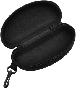 מותאם אישית <span class=keywords><strong>zipper</strong></span> תיק נייד עמיד למים משקפי שמש במקרה עם קליפ חם מכירת משקפי שמש שחור - Product Image 2