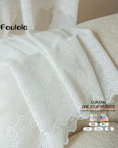 Mềm Jacquard Cửa Sổ Sang Trọng Thêu Rèm Cửa Và Rèm Voile Vải - Product Image 1