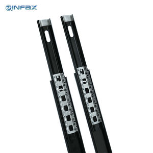 Gran oferta, 45mm, negro, empuje para abrir, rodamiento de bolas, cajón deslizante para muebles, cajón, riel deslizante, 250mm, 300mm, 350mm, 500mm - Product Image 3