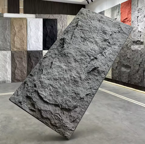 Panneau mural intérieur/extérieur RH PU Mountain Rock 1200*600mm, couleur personnalisable, texture de pierre réaliste, <span class=keywords><strong>recrutement</strong></span> d'agents mondiaux - Product Image 2