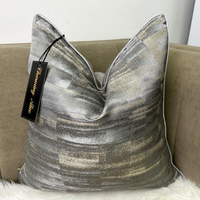 22x22 24x24 Pouces Usine personnalisée grande quantité en gros luxe confortable jacquard housses de coussin