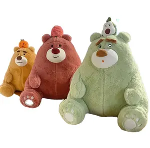 Оптовая продажа, плюшевый медведь с фруктами, Мягкая Клубника, плюшевая игрушка, подушка медведя, плюшевое животное, дешевые милые игрушки для сна