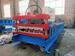 Customized Shape Single Layer Trapezoidal Building Material Machinery Metal Roofing <b>Sheet</b> Roll Forming Making Machine Prices - Product Image 3