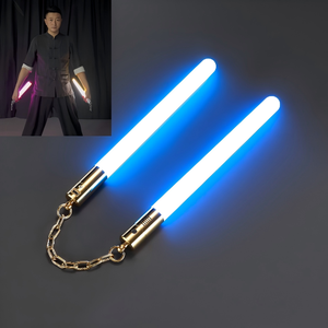 Enfants LED Neo Pixel <span class=keywords><strong>Glow</strong></span> Stick Light Jouets Cosplay Nunchakus et Lumière Sabre Métal Épée A-mazon Usine En Gros Drop Shipping - Product Image 1