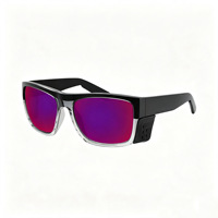 Lunettes de soleil de haute qualité à monture intégrale pour hommes et femmes, lunettes de soleil carrées surdimensionnées UV400, protection des yeux et anti-UV, lunettes de soleil de sport