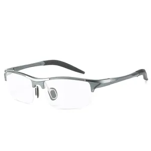 Gafas deportivas de aluminio ultraligeras para hombre, marcos de gafas deportivas, Marco óptico