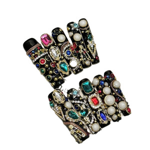 <span class=keywords><strong>เล็บ</strong></span>ปลอมคุณภาพสูง งานแฮนด์เมด สไตล์ INS <span class=keywords><strong>ลาย</strong></span>ดาวสี่แฉก สำหรับติดนิ้วมือ-ขายส่งจากโรงงาน - Product Image 2