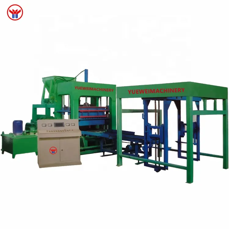 High quality easy to operate electric fully automatic hydraulic cement block making machine production line factory direct sale