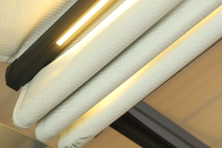 Auvent de toit rétractable électrique en PVC, directement de l'usine, avec tissu imperméable pour balcon et jardin extérieur