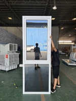 Fenêtre à battant en PVC (UPVC) double vitrage, résistante aux ouragans, à cadre vinyle, étanche et anticorrosion, sur mesure, populaire aux Bahamas