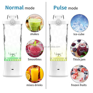 Licuadora Portátil Recargable por USB con Función para Triturar Hielo, para Frutas, Verduras, Batidos <span class=keywords><strong>de</strong></span> Proteínas y Bebidas Congeladas, en Cualquier Lugar - Product Image 2