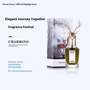 Alce all'ingrosso della fabbrica del profumo delle donne delle donne della bestia limitato testa di alce ritratto a tema floreale Spray fragranza per coppie - Product Image 2