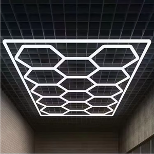 14 Grid Honeycomb Hexagonal Led Garage <b>Light</b> For Car Detailing <b>Workshop</b> Office - Product Image 5
