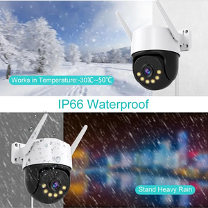 Caméra IP Wifi <span class=keywords><strong>de</strong></span> <span class=keywords><strong>surveillance</strong></span> intelligente à suivi automatique ICSEE, best-seller, pour extérieur, anti-vol, 4MP, caméra IP PTZ filaire - Product Image 4