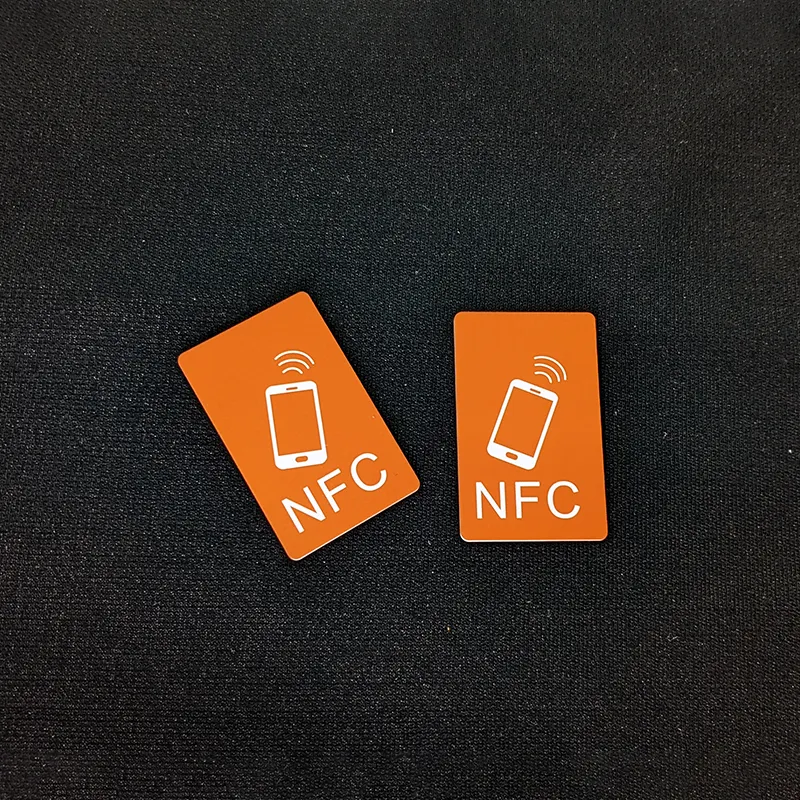 Benutzer definierte RFID Mini Rechteck Digital Tap NFC PVC-Karte Logo gedruckt