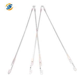 מפעל אספקת אריגה חלקים staubli ציור-במערכת דלתא 100/110 טיפת חוט dropper פלדה סיכה - Product Image 1