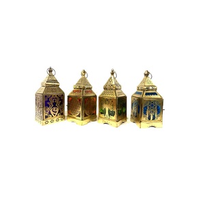Usine Offre Spéciale bougeoir porte-bougie lanterne en métal rétro support de lanterne en métal décoratif Ramadan lanterne en métal - Product Image 2