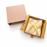 Taie d'oreiller extra large en soie de mûrier 100% tricotée, qualité 22 Momme Grade 6A, format King Size, coffret cadeau, pour la maison, l'hôtel, ou comme cadeau de mariage