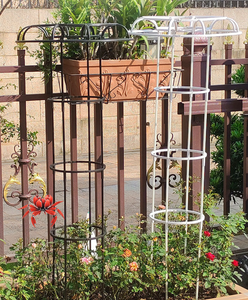 Treillis de jardin extérieur moderne Nouveau design <span class=keywords><strong>Support</strong></span> d'escalade en fibre de verre enduit pour roses, tomates et légumes - Product Image 1