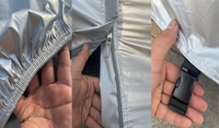 Marcan Housse de protection imperméable en tissu non tissé pour pare-soleil avant de voiture, anti-neige, anti-UV, anti-grêle, extérieur, AC Schnitzer X6 E71 SUV 1ère génération