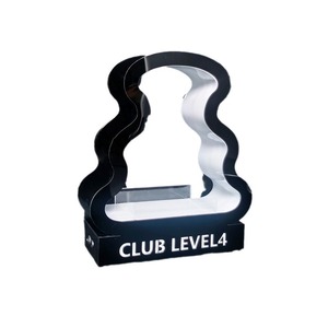 Colorful Acrylic Wine Stand With <b>Led</b> <b>Light</b> Ace Of Spades Shape For Party <b>Bar</b> KTV Display - Product Image 4