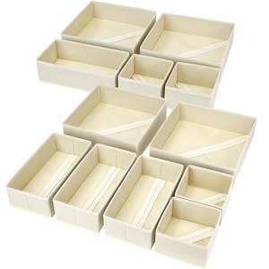 Organizadores de Cajones Plegables Rectangulares de Tela No Tejida de Alta Calidad para Calcetines, Ropa Interior y Prendas, Gran Capacidad para Almacenamiento en el Hogar - Product Image 4