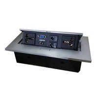 Pop-up-Steckdose Universal 2 Outlet Multifunktion ale Büro küche Tabletop Outlet