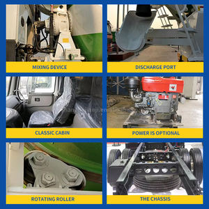 รถผสมคอนกรีตแบบติดตั้งบนรถบรรทุกขนาด 9 ลูกบาศก์เมตร พร้อมถังผสมคอนกรีตขนาด 1 ลูกบาศก์เมตร 1.2 ลูกบาศก์เมตร 1.5 ลูกบาศก์เมตร 2 ลูกบาศก์เมตร 3 ลูกบาศก์เมตร 4 ลูกบาศก์เมตร 5 ลูกบาศก์เมตร 6 ลูกบาศก์เมตร - Product Image 5