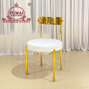 Salón de banquetes Marco de acero inoxidable Sillas DE BODA Eventos Lujo - Product Image 1