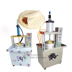 Commerical Pneumatic Or Hydraulic Chapati Roti Paratha Making Press Machine With Temperature And Thickness Adjustable