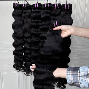 Extensions de cheveux vierges cambodgiens de qualité supérieure, couleur naturelle, 10 à 40 pouces, double trame, vente en gros pour les vendeurs de cheveux - Product Image 2