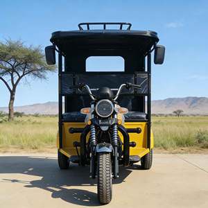 Nuevo Triciclo Rickshaw de Tres Ruedas, Motocicleta, Vehículo Tuk Tuk Bajaj King, Triciclo de Pasajeros a Gasolina, Volante a la Derecha - Product Image 1